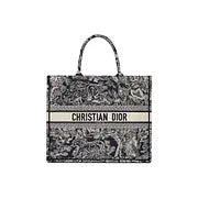 Large Dior Book Tote M1286 Designer Style Canvas Handbag