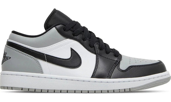 Air Jordan 1 Low Shadow Toe Sneakers Light Smoke Grey