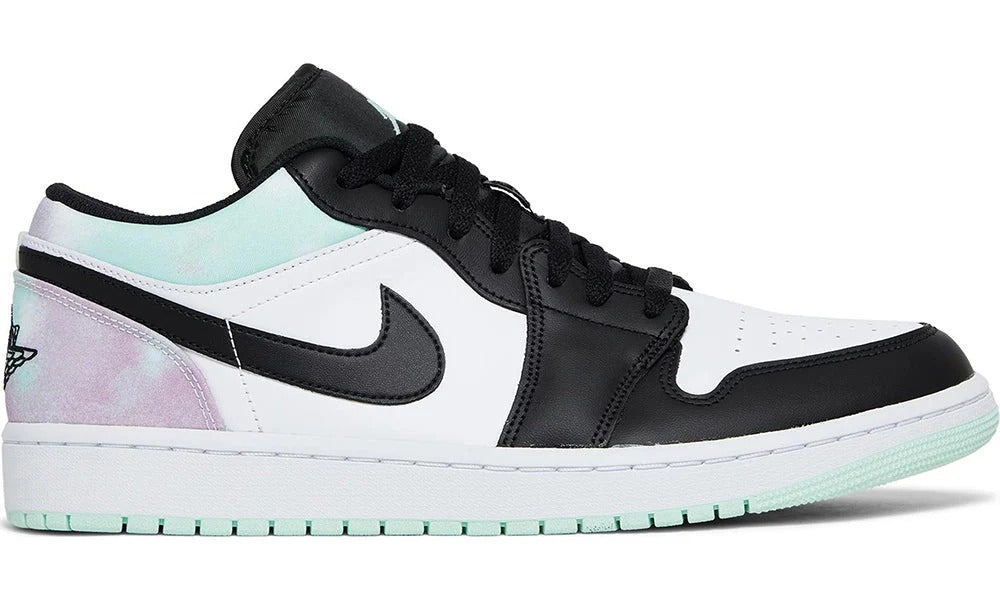 Air Jordan 1 Low SE Tie Dye Leather Basketball Sneakers