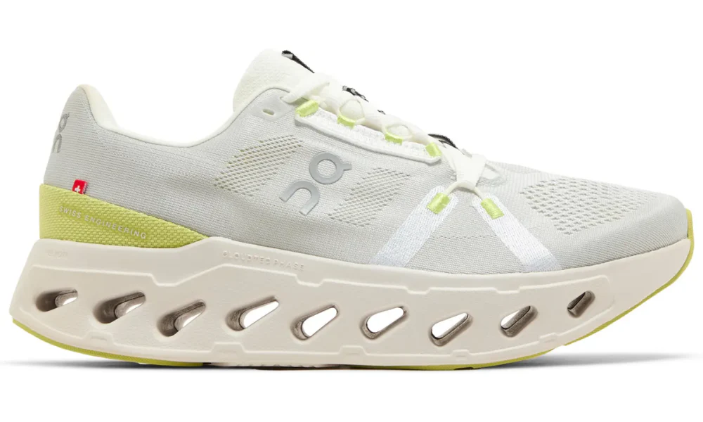 On Cloudeclipse White Sand Max Cushion Breathable Road Running Shoes