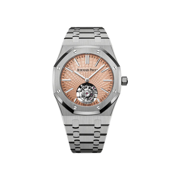 Audemars Piguet Royal Oak Flying Tourbillon Salmon Dial Luxury Watch