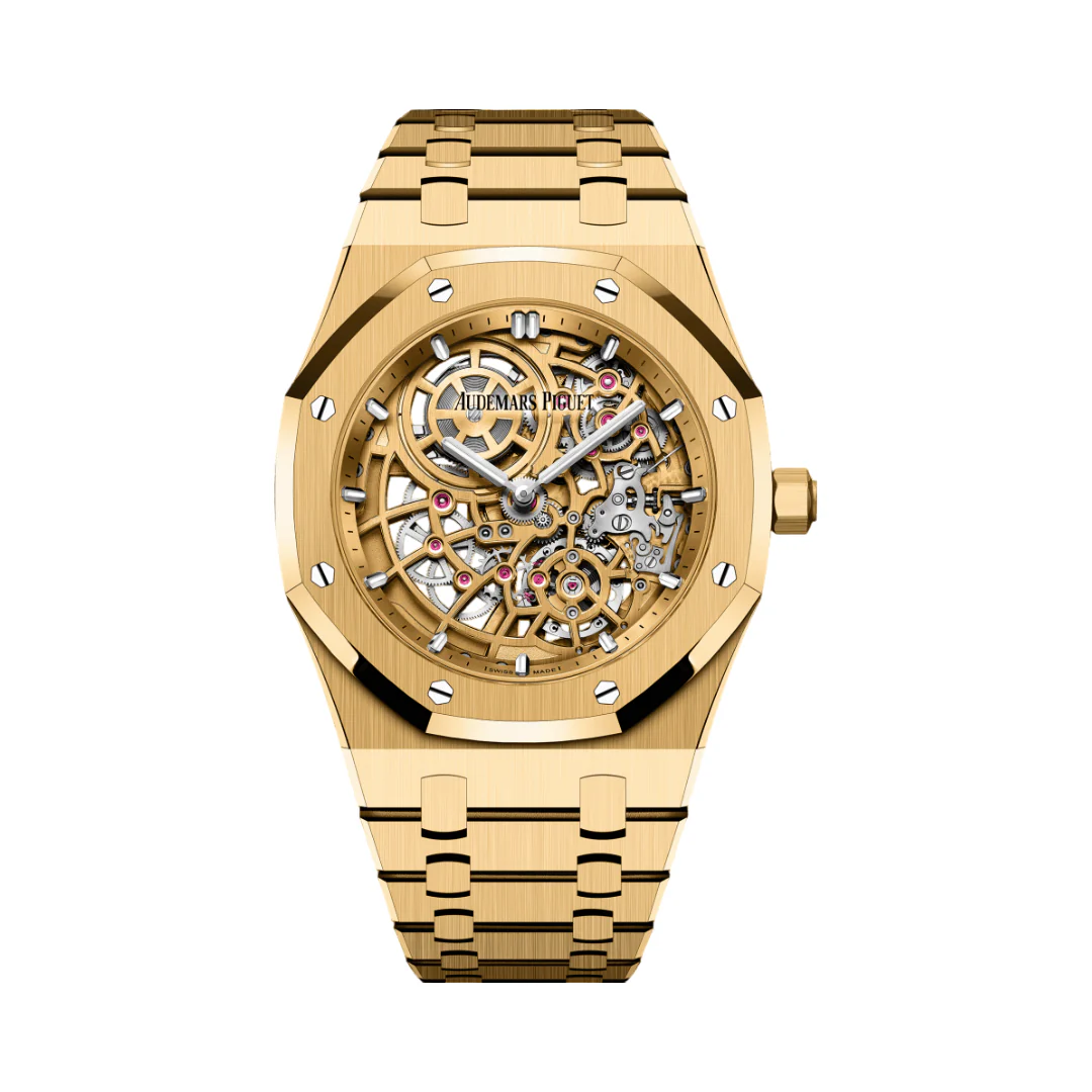 Audemars Piguet Royal Oak 16204BA Gold Skeleton Automatic Watch