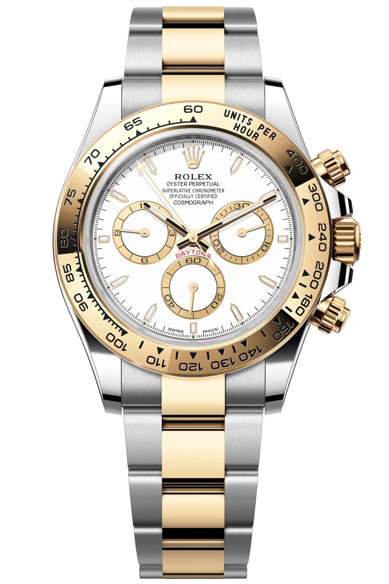 Rolex Cosmograph Daytona Two Tone Oystersteel Yellow Gold Watch 40mm