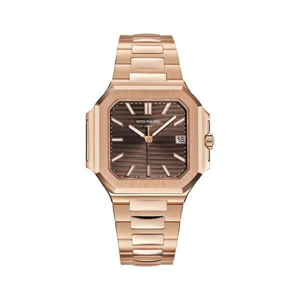 Patek Philippe Cubitus Rose Gold Brown Dial Men's Watch