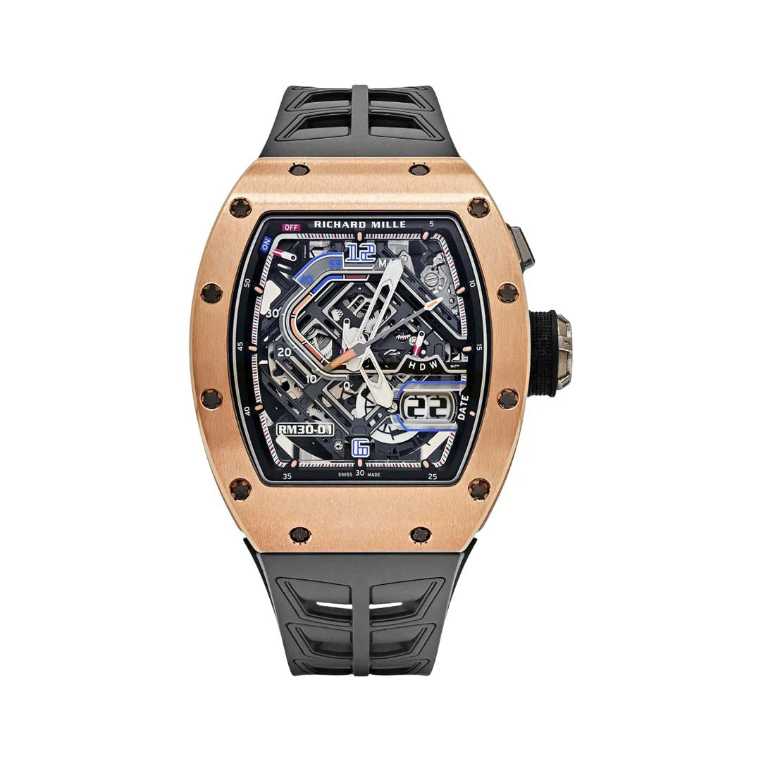 Richard Mille RM30-01 TI RG Automatic Luxury Men's Watch