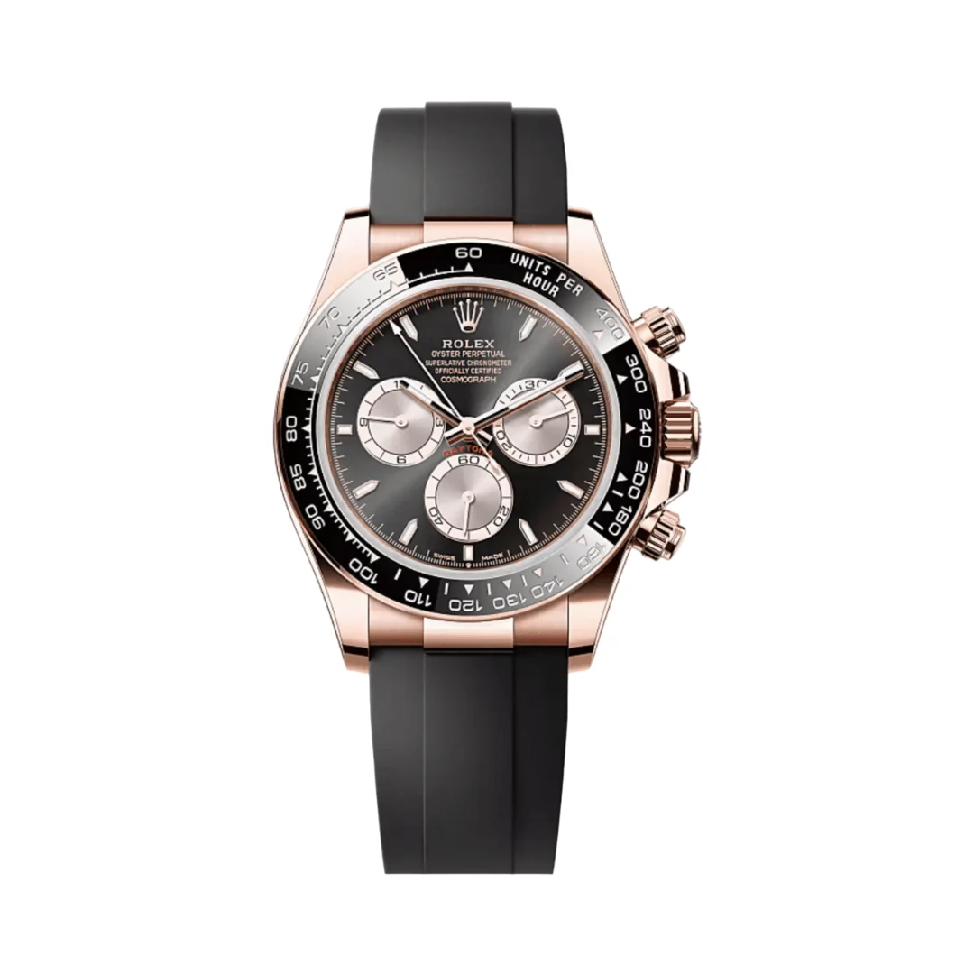 Rolex Cosmograph Daytona Everose Gold Watch With Black Dial