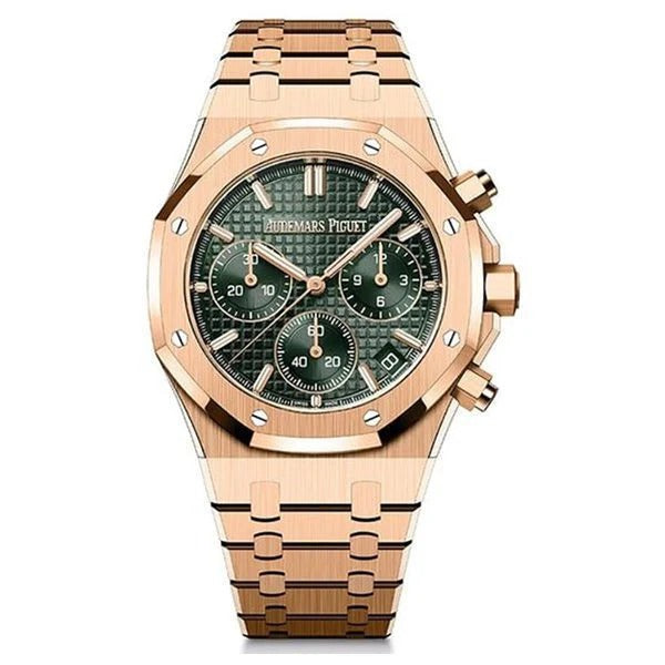 Audemars Piguet Royal Oak Luxury Men's Watch Rose Gold Finish
