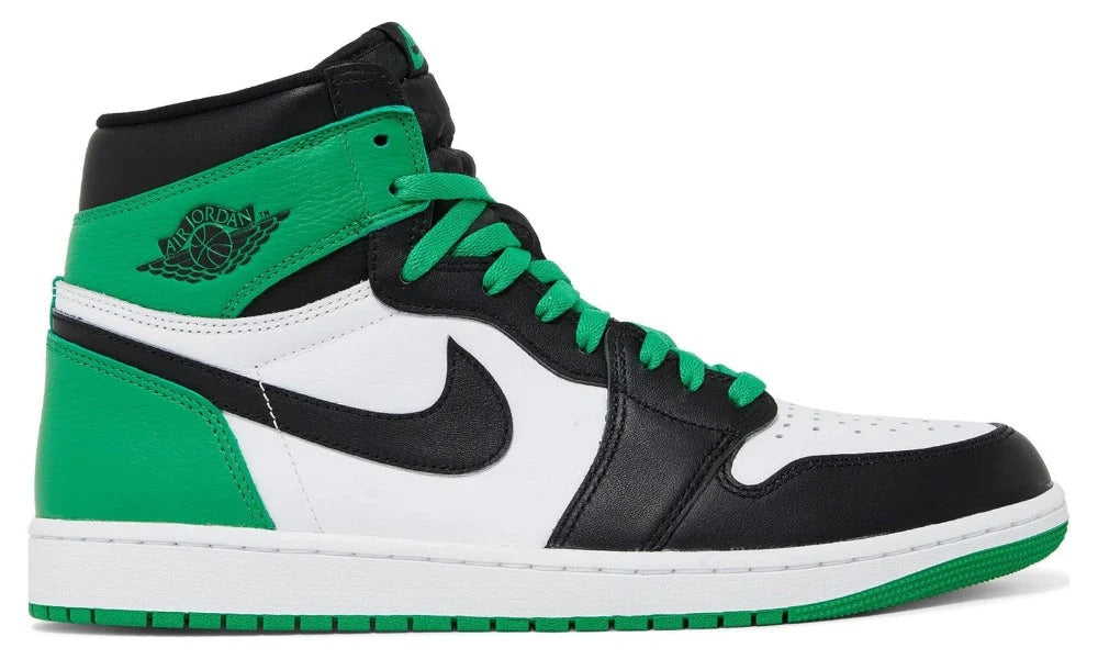 Air Jordan 1 Retro High OG Lucky Green High Top Basketball Sneakers