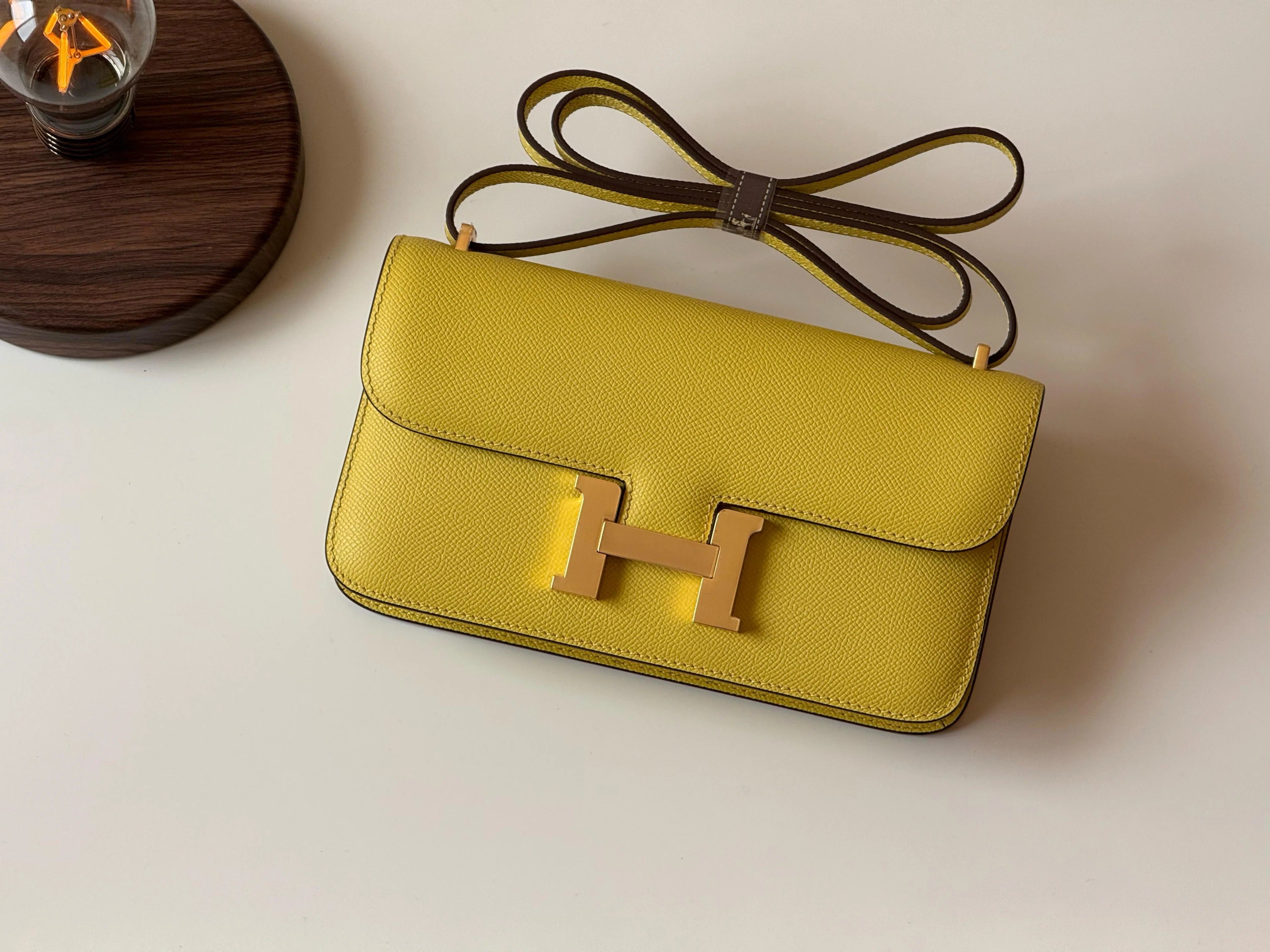Premium Hermes Constance Style Designer Shoulder Bag With Box