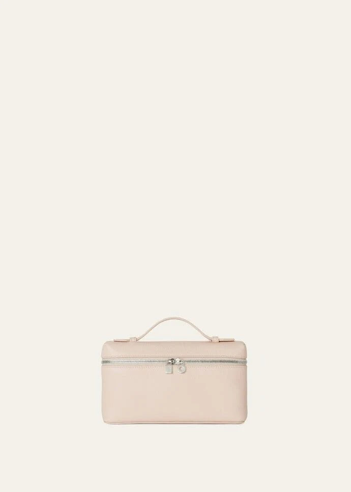 Loro Piana Extra Pocket L19 Grained Leather Handbag Candoglia Marble