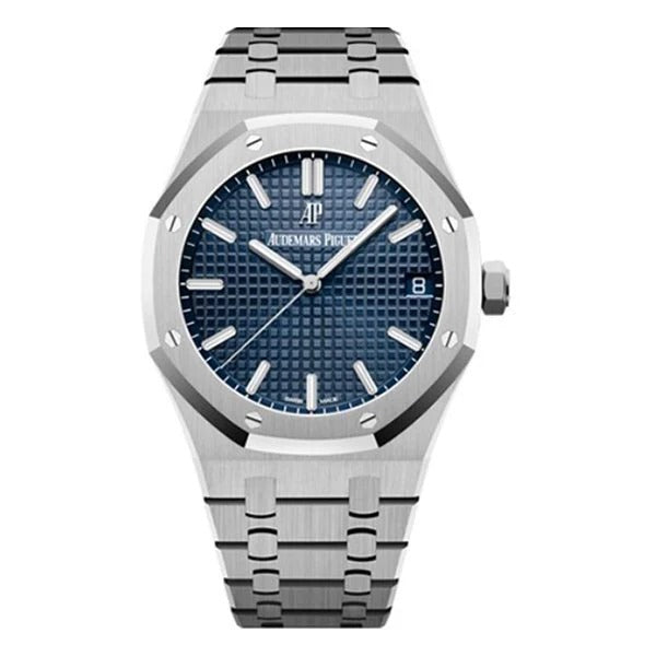 Audemars Piguet Royal Oak 41mm Stainless Steel Blue Index Watch