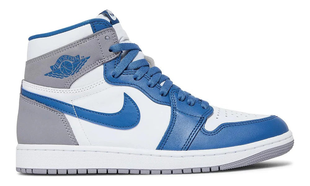 Air Jordan 1 Retro High OG True Blue Leather Sneakers
