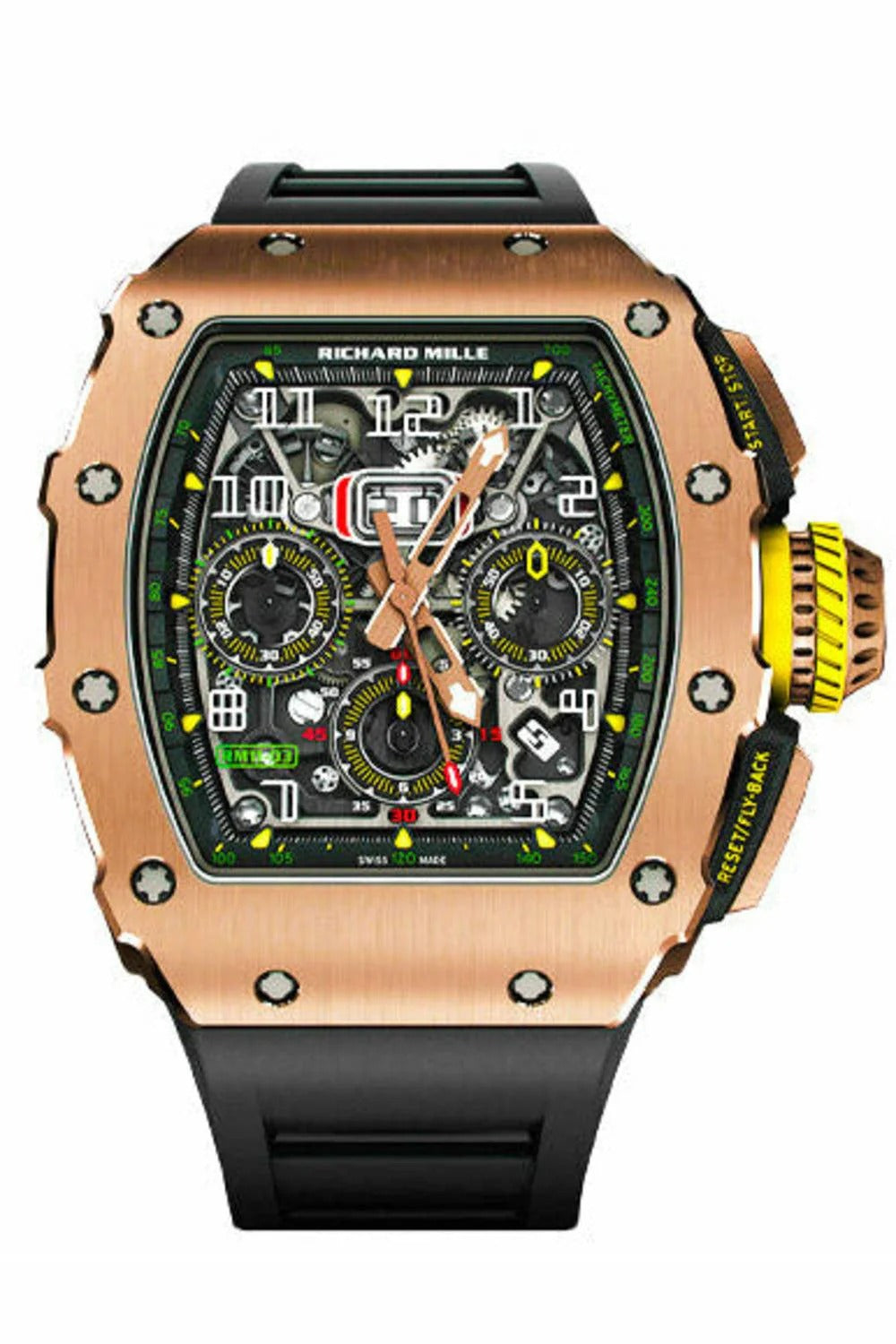 Richard Mille RM 11-03 Full Rose Gold Luxury Men's Watch