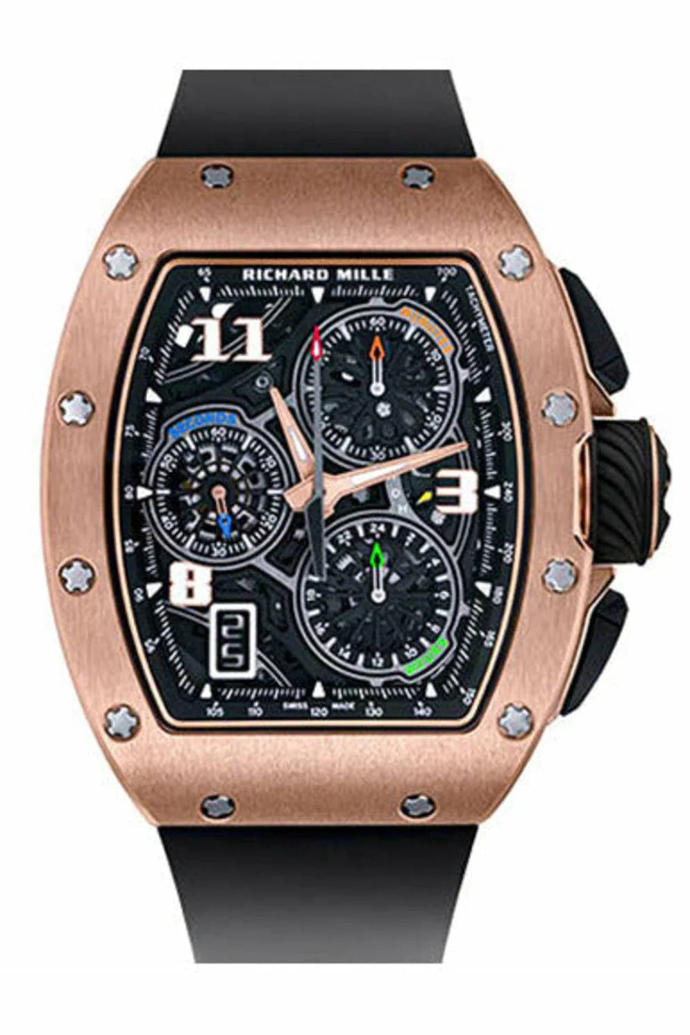 Richard Mille RM 72-01 Rose Gold Tone Luxury Wrist Watch