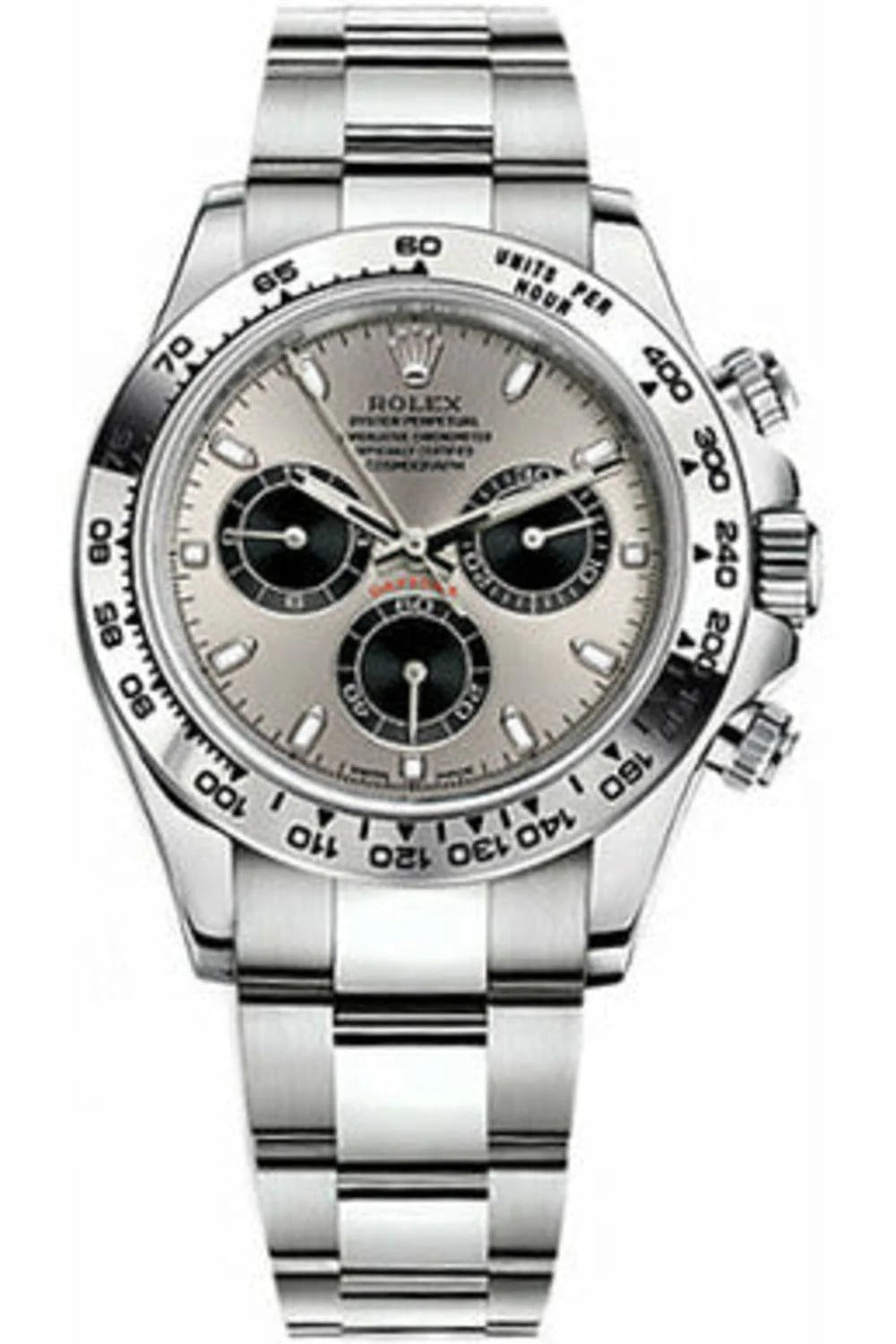 Rolex Cosmograph Daytona Luxury Chronograph Watch With Stainless Steel Finish