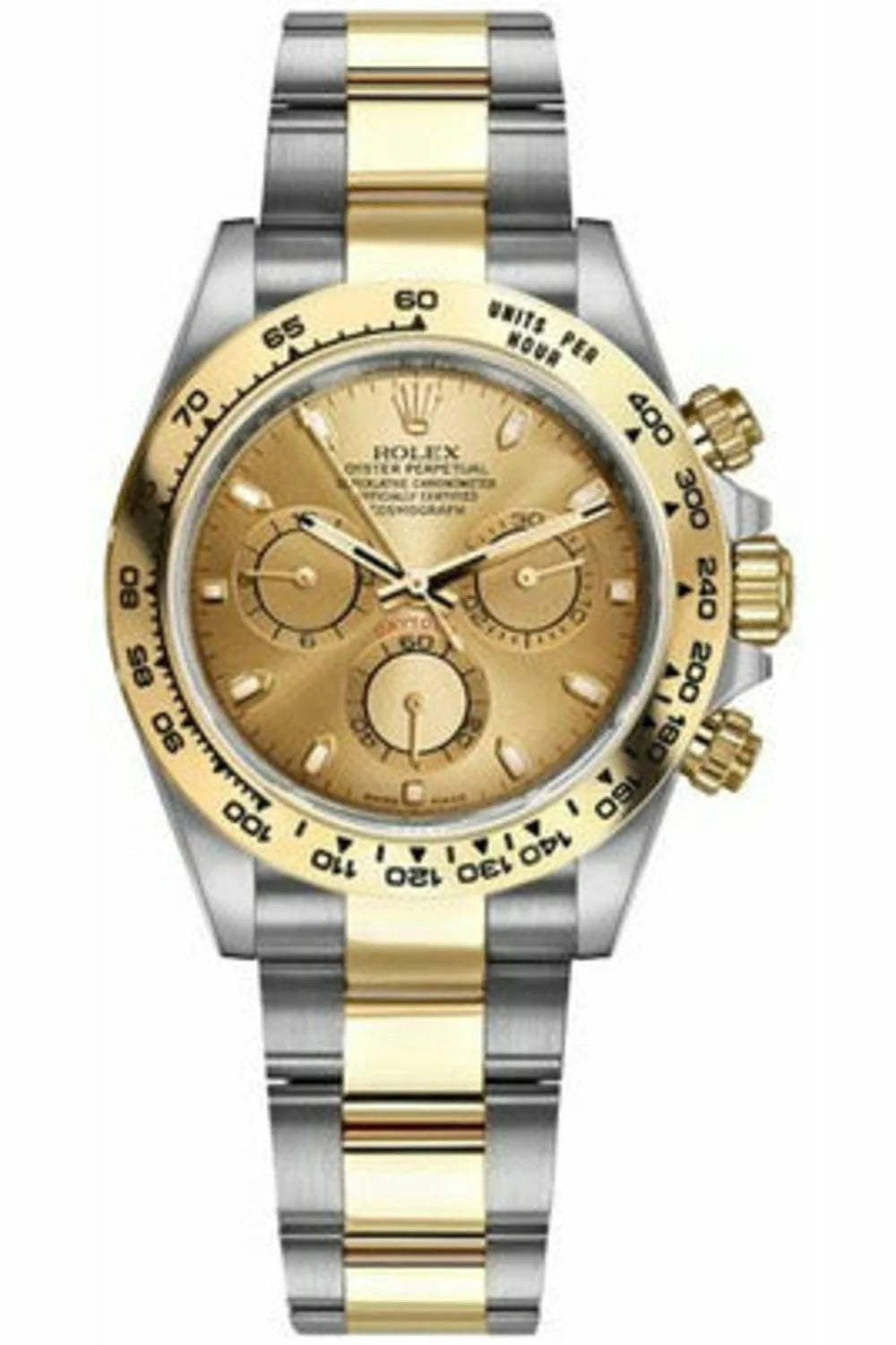 Rolex Cosmograph Daytona Champagne Dial Men's Luxury Wrist Watch