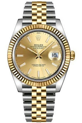 Rolex Datejust 41mm Men's Automatic Two-Tone Luxury Wrist Watch