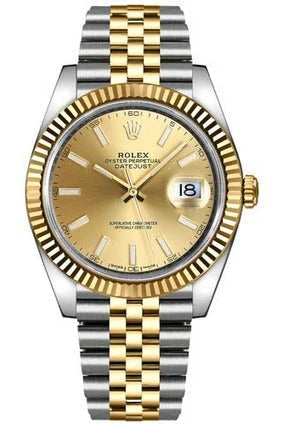 Rolex Datejust 41mm Men's Automatic Two-Tone Luxury Wrist Watch