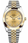 Rolex Datejust 41 Men's Gold Stainless Steel Luxury Watch