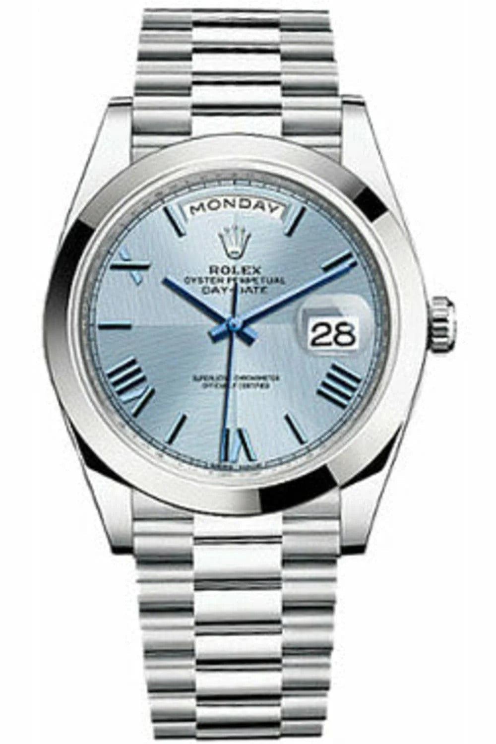 Rolex Day-Date 40mm Platinum Men's Luxury Automatic Wrist Watch 228206