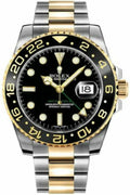 Rolex GMT-Master II Two-Tone Watch with Classic Black Dial