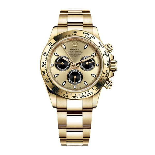 Rolex Cosmograph Daytona Men's Luxury Yellow Gold Tone Watch