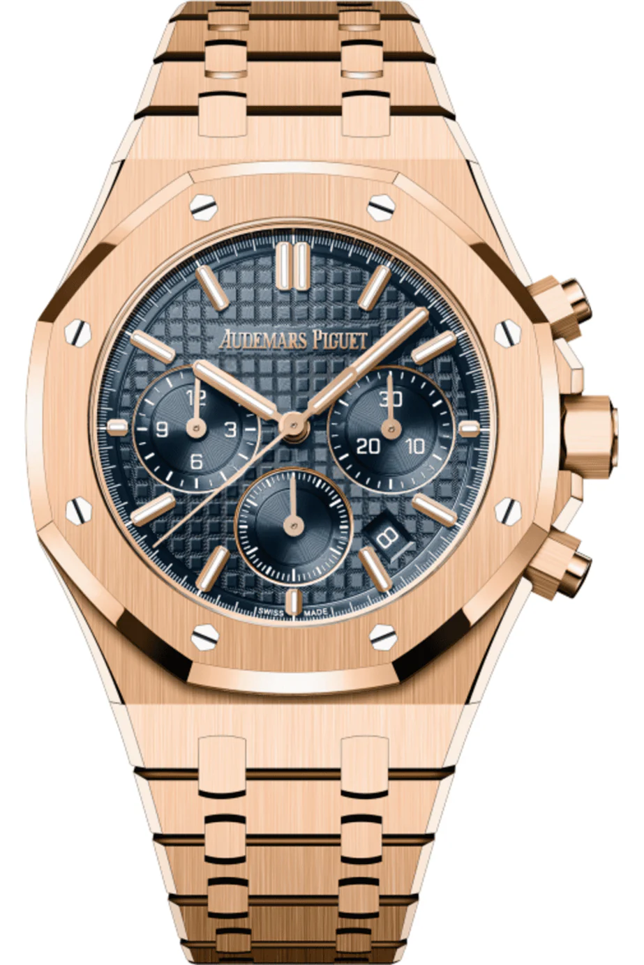 Audemars Piguet Royal Oak Selfwinding Chronograph 18k Rose Gold Watch