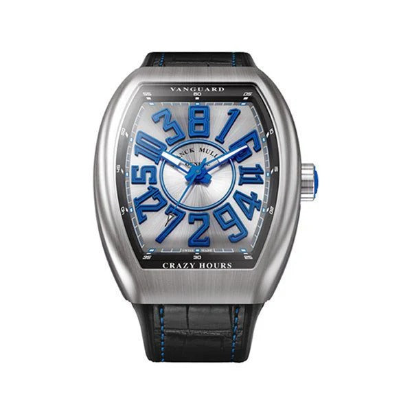 Franck Muller Vanguard Crazy Hours Blue Men's Luxury Watch