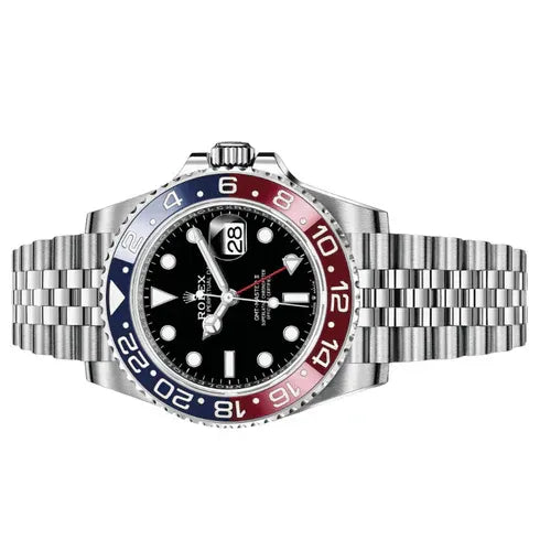 Rolex GMT-Master II Pepsi Bezel Iconic Luxury Stainless Steel Watch