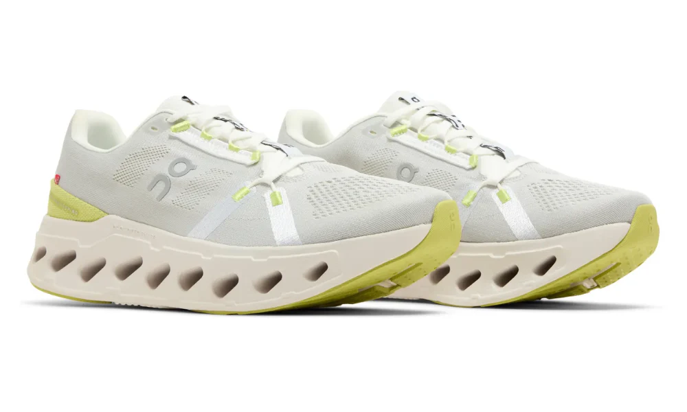 On Cloudeclipse White Sand Max Cushion Breathable Road Running Shoes