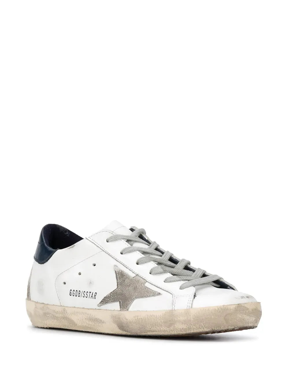 Golden Goose Super-Star Distressed-Finish Leather Low-Top Sneakers