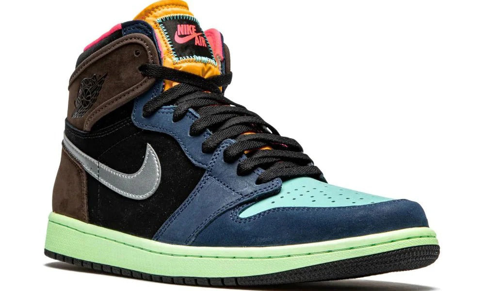 Air Jordan 1 High OG Bio Hack Multi-Color Leather Sneakers
