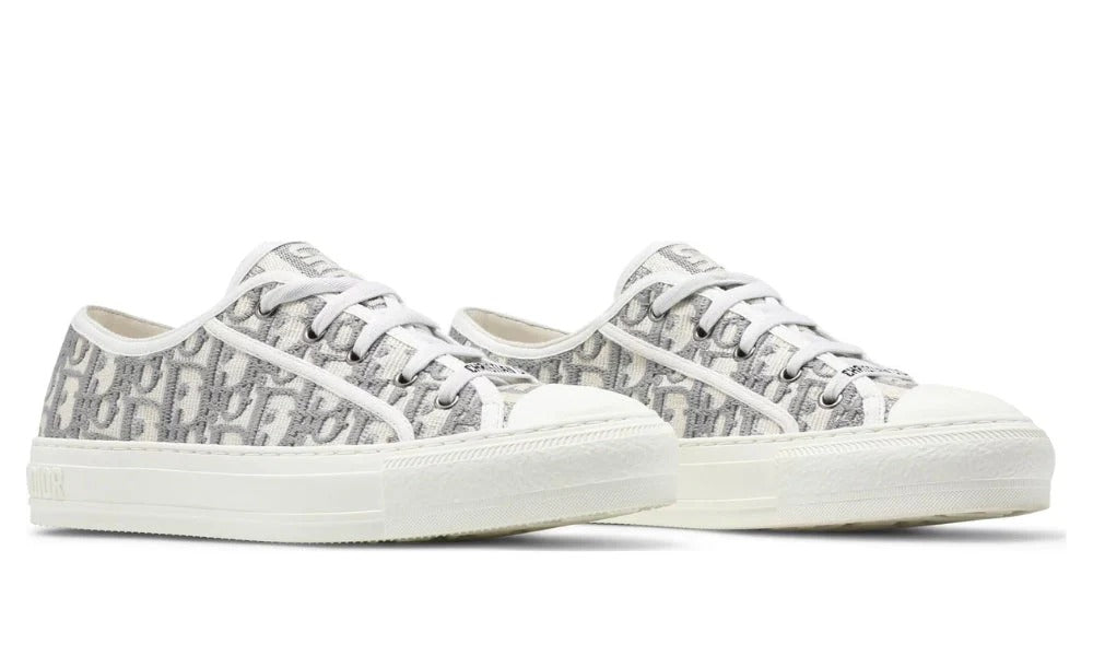 Walk'N'Dior Embroidered Canvas Low 'Grey'