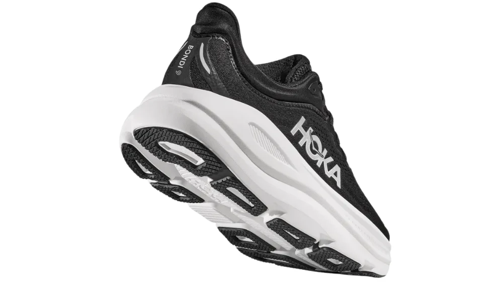 Hoka Bondi 9 Running Shoes for Maximum Cushioning Black White