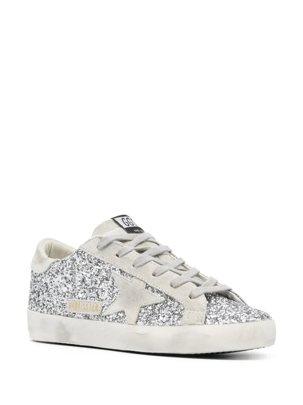 Golden Goose Super-Star Glitter Sneakers for Comfortable Everyday Style