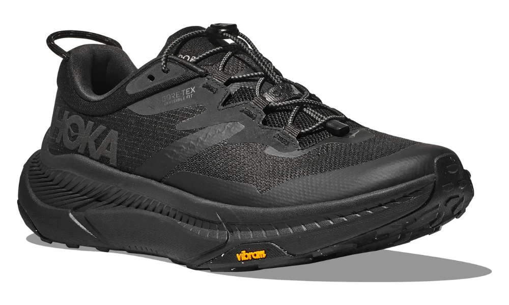 Hoka Transport GORE-TEX Triple Black Waterproof Urban Hiking Sneakers