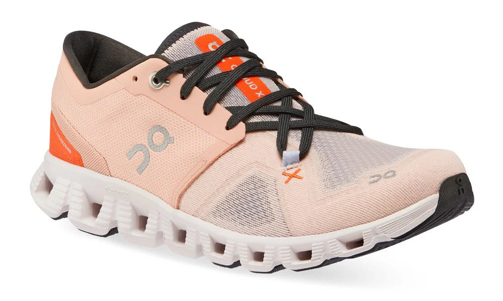 On Cloud X 3 Pink Lightweight Breathable Women's Versatile Running Shoes