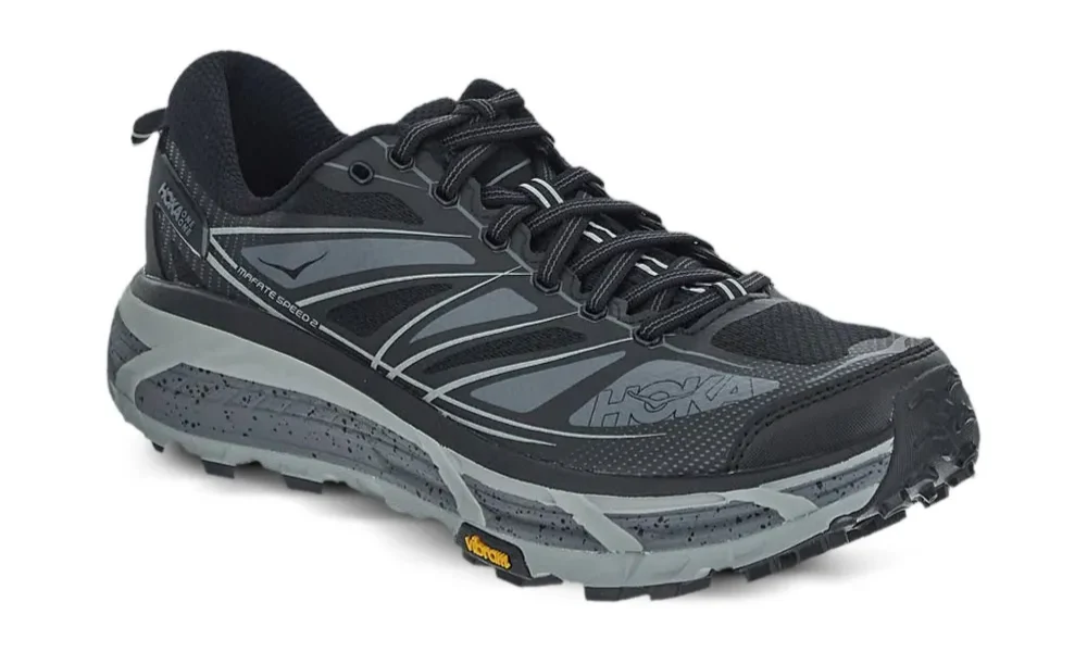 Hoka Mafate Speed 2 Black Technical Trail Running Sneakers Unisex