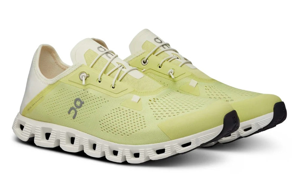 On Cloud 5 Coast Hay Ivory Lightweight Packable Travel Sneakers