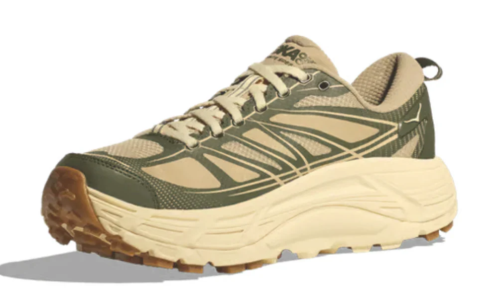 Hoka Mafate Speed 2 Olive Green Lightweight Technical Running Shoes
