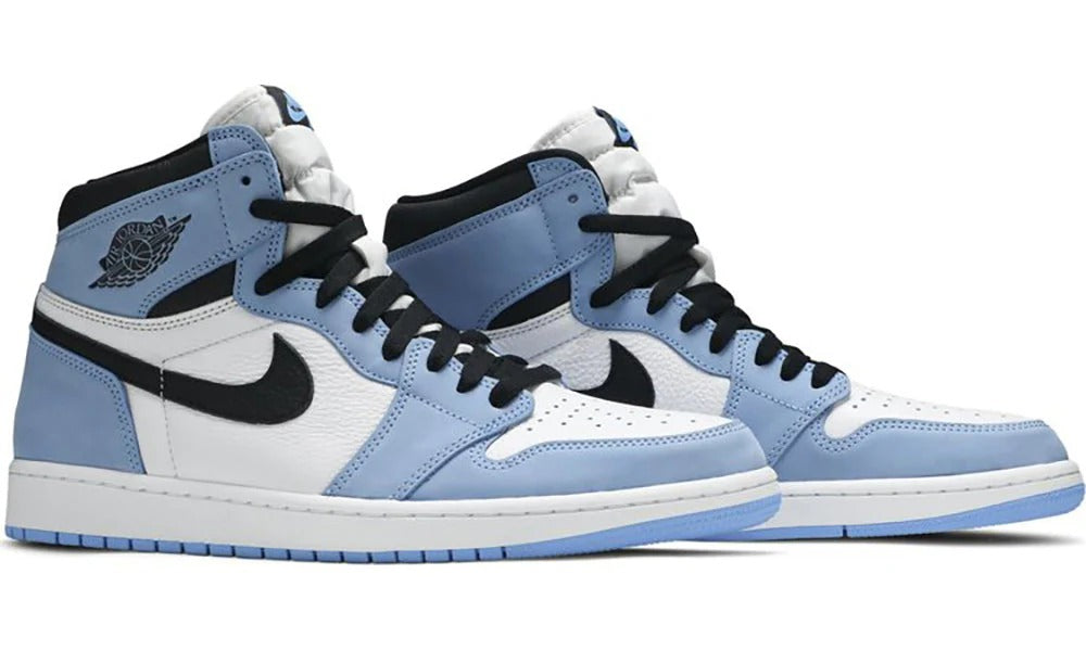 Air Jordan 1 Retro High OG University Blue Leather Sneakers