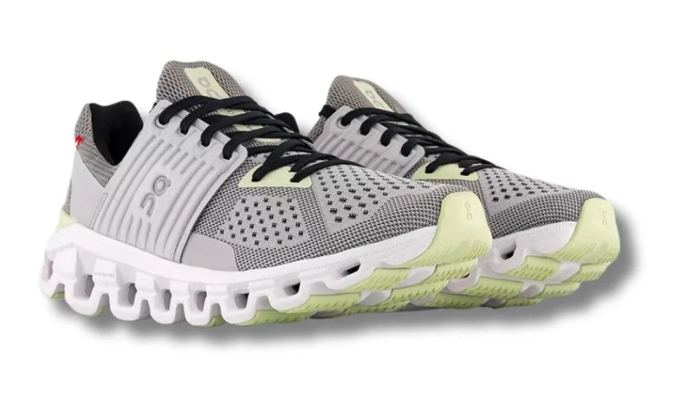 On Cloudswift 3 Lightweight Running Shoes Green and Grey