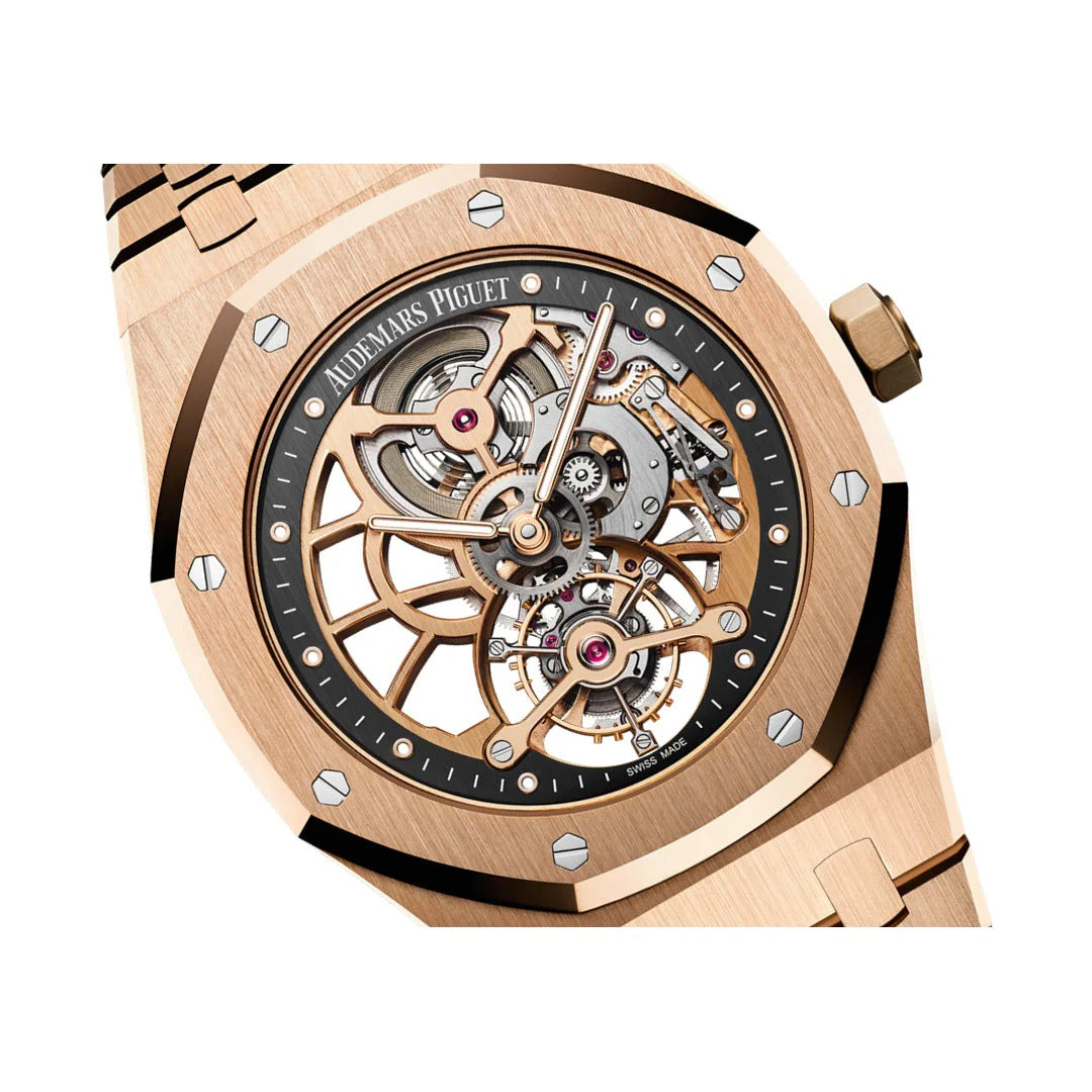 Audemars Piguet Royal Oak Tourbillon Extra-Thin Openworked Rose Gold Watch