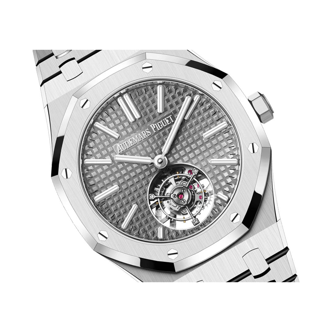 Audemars Piguet Royal Oak Tourbillon Grey Dial Stainless Steel Watch