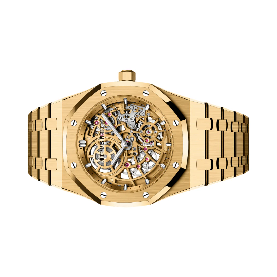 Audemars Piguet Royal Oak 16204BA Gold Skeleton Automatic Watch