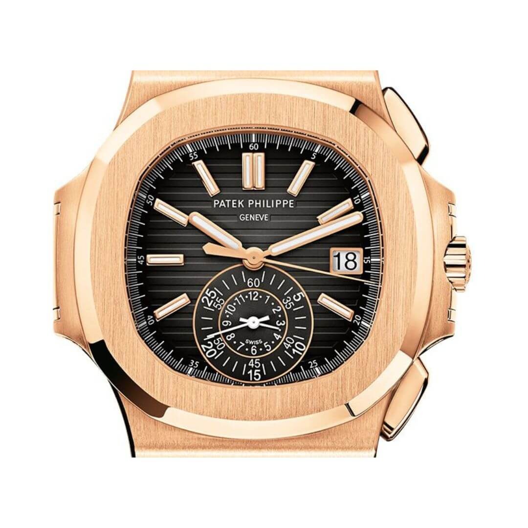Patek Philippe Nautilus Luxury Watch with Black Gold Gradient Dial