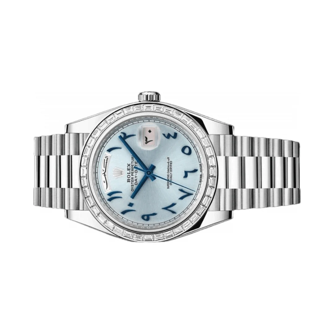 Rolex Day-Date 22839TBR Automatic Ice Blue Dial Men's Watch