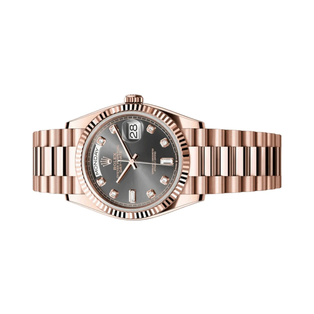 Rolex Day-Date 36 President Slate Gray Dial Luxury Watch