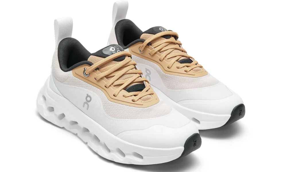 Loewe x On Cloudtilt 2.0 Tan White Lightweight Mesh Sneakers