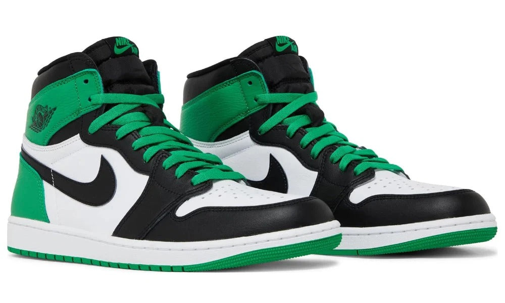 Air Jordan 1 Retro High OG Lucky Green High Top Basketball Sneakers